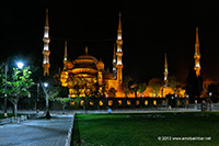 Blue Mosque at Night